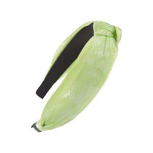 NWT Cara Kids' Glitter Knot Headband Green